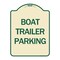 Signmission Boat Trailer Parking Heavy-Gauge Aluminum Architectural Sign, 24" x 18", TG-1824-24293 A-DES-TG-1824-24293 - alternate 1